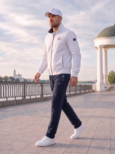 Костюм спортивный PAUL&SHARK белый / 2211 купить в хабаровске купить в хабаровске
