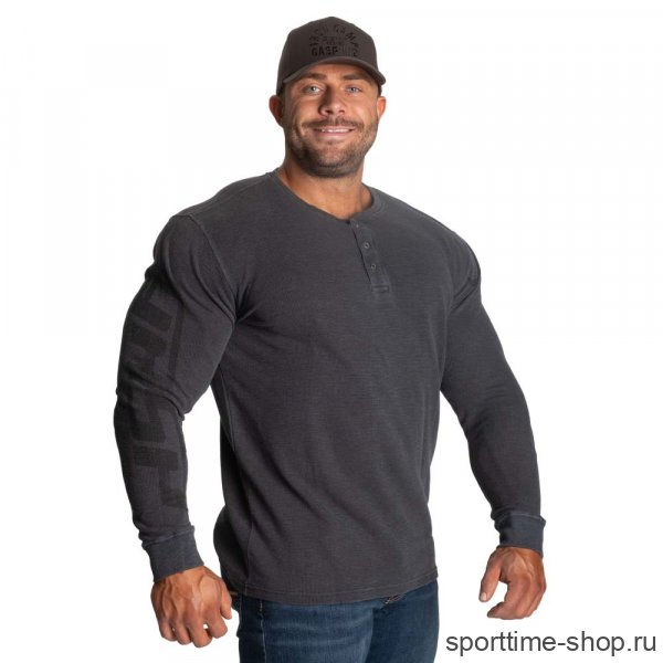 Свитшот GASP Thermal Henley графит / 6214 купить в хабаровске купить в хабаровске
