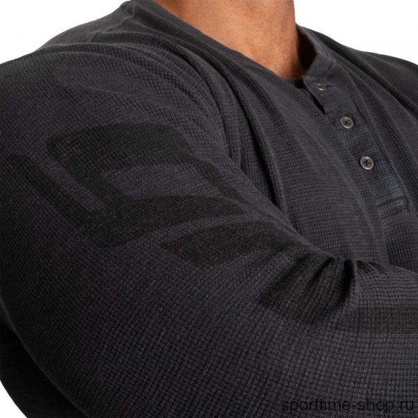 Свитшот GASP Thermal Henley графит / 6214 купить в хабаровске купить в хабаровске
