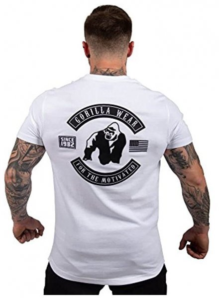 Футболка GORILLA  "DETROIT" белая (GW-90529) купить в хабаровске купить в хабаровске
