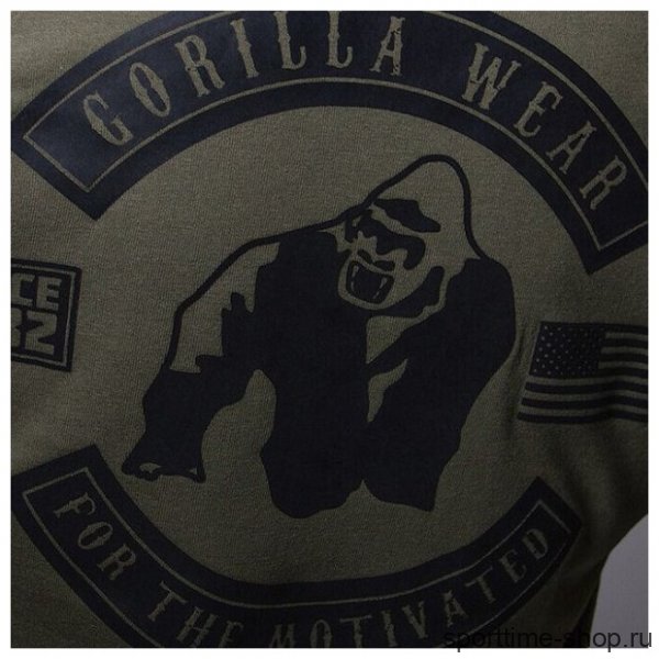 Футболка GORILLA  "DETROIT" хаки (GW-90529) купить в хабаровске купить в хабаровске