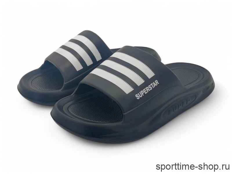 Сланцы мужские SUPERSTAR COMFORT черные / 5989 купить в хабаровске купить в хабаровске