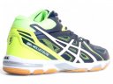 Кроссовки волейбольные высокие Asics Gel-Volley Elite 3MT синий/салатовый 500 (EU) купить в хабаровске купить в хабаровске