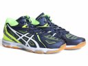 Кроссовки волейбольные высокие Asics Gel-Volley Elite 3MT синий/салатовый 500 (EU) купить в хабаровске купить в хабаровске