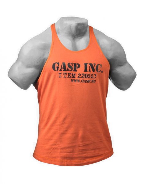 Майка тренировочная GASP deep cut tank , оранжевая (220553-280) купить в хабаровске купить в хабаровске