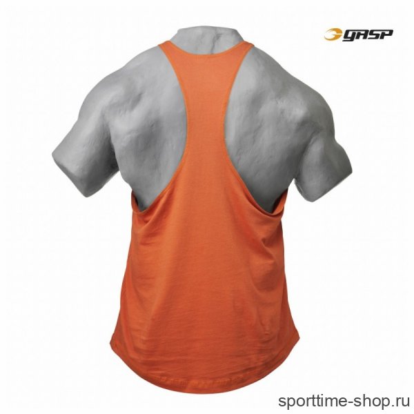 Майка тренировочная GASP deep cut tank , оранжевая (220553-280) купить в хабаровске купить в хабаровске