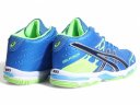 Кроссовки волейбольные высокие Asics Gel-Volley синий/салатовый 405Q (EU) купить в хабаровске купить в хабаровске