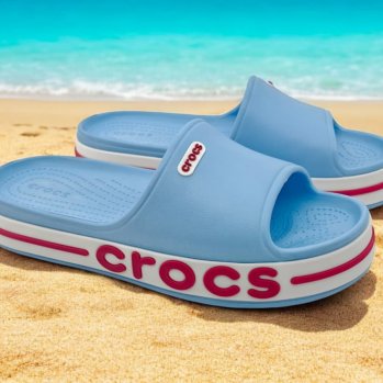 Сланцы женские CROCS ICONIC COMFORT голубые / 5986