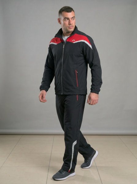 Мужской спортивный костюм MASTER SPORT черный / 159-005 купить в хабаровске купить в хабаровске