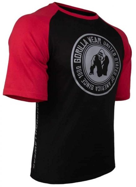 Футболка GORILLA WEAR " TEXAS" , черно-красная (GW-90520) купить в хабаровске купить в хабаровске