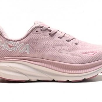 Кроссовки женские беговые HOKA пудровые / 6003