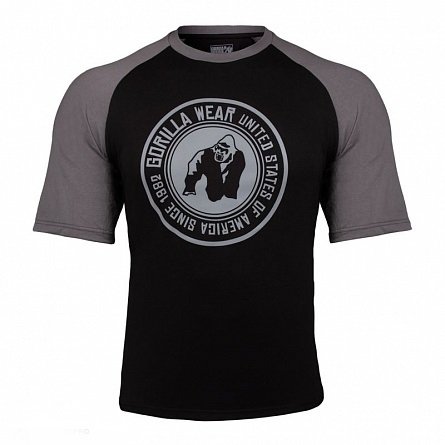 Футболка GORILLA WEAR " TEXAS" , черно-серая (GW-90520) купить в хабаровске купить в хабаровске