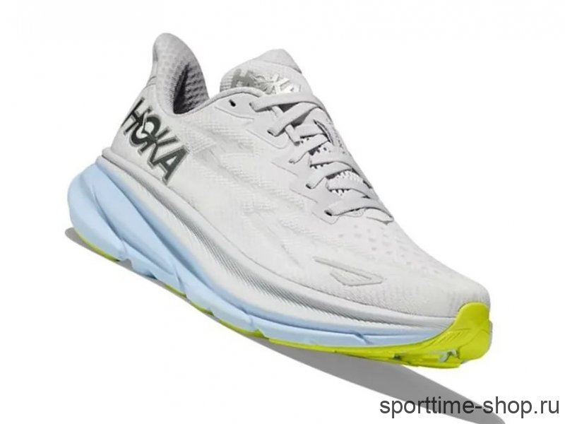 Кроссовки женские беговые HOKA серый/голубой / 6004 купить в хабаровске купить в хабаровске