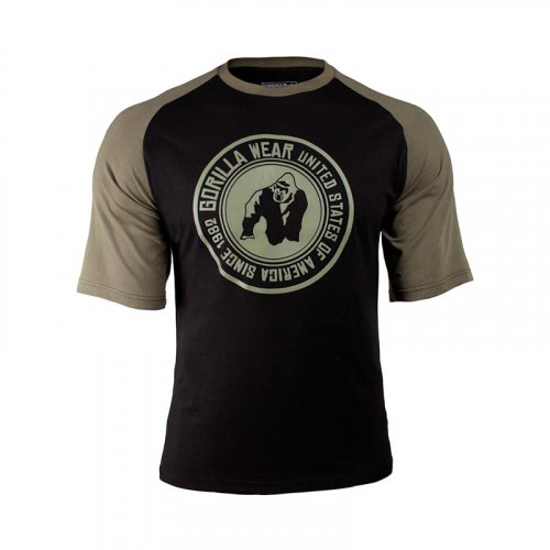 Футболка GORILLA WEAR " TEXAS" , черно-хаки (GW-90520) купить в хабаровске купить в хабаровске