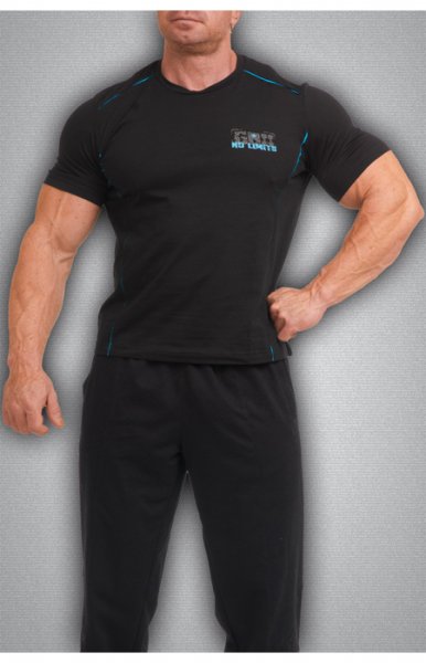Футболка GET BIG / NO LIMITS черная, 3467 купить в хабаровске купить в хабаровске