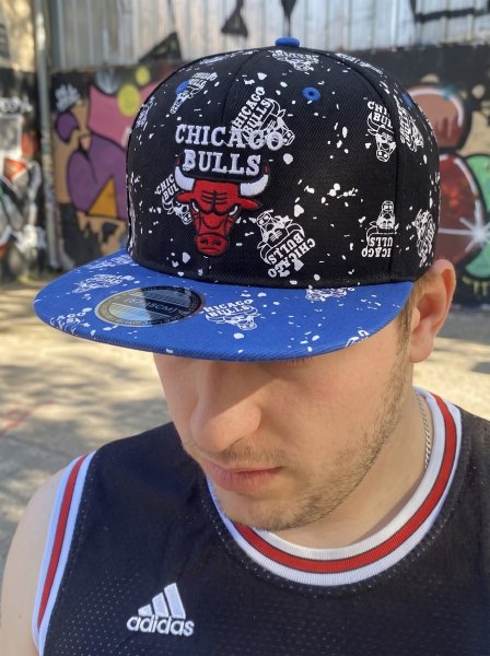 Бейсболка SNAPBACK CHICAGO BULLS черный/синий / 4230 купить в хабаровске купить в хабаровске