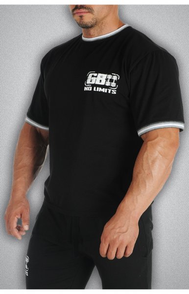 Футболка для бодибилдинга GET BIG / No Limits черная 3383 купить в хабаровске купить в хабаровске