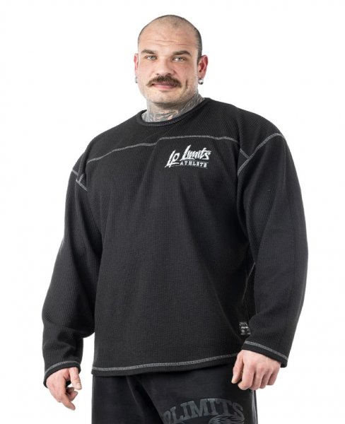Толстовка свитшот Мужская LEGAL POWER Long Sleeve черная / 6891 купить в хабаровске купить в хабаровске