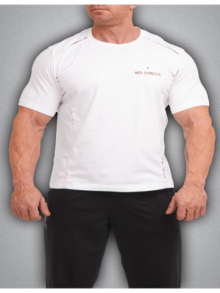 Футболка GET BIG / NO LIMITS белая, (3467) 2XL размер Последняя !!! купить в хабаровске купить в хабаровске