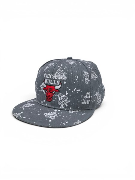Бейсболка SNAPBACK CHICAGO BULLS серая / 6745 купить в хабаровске купить в хабаровске