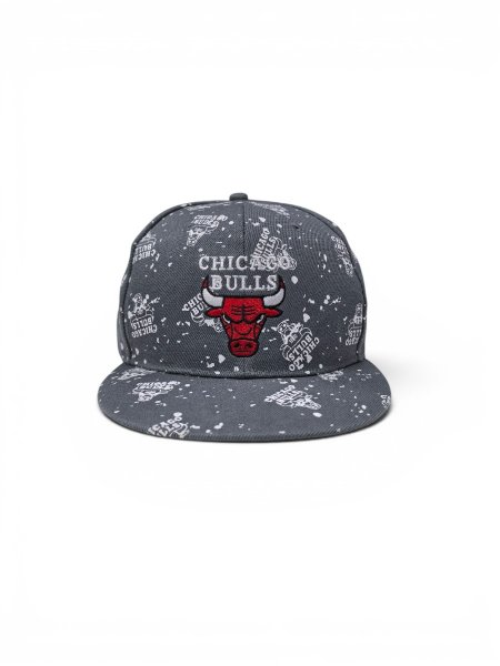 Бейсболка SNAPBACK CHICAGO BULLS серая / 6745 купить в хабаровске купить в хабаровске