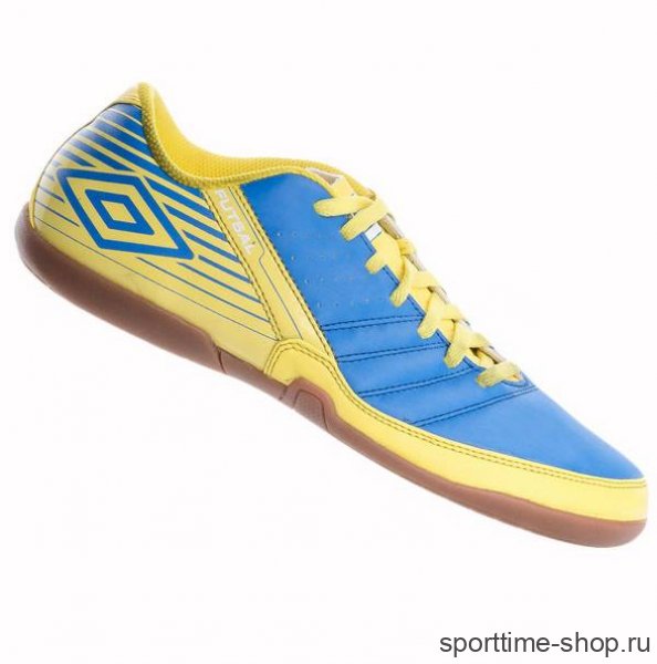 80544-D5P Кроссовки UMBRO (futsal) синий/желтый купить в хабаровске купить в хабаровске