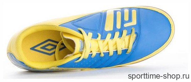 80544-D5P Кроссовки UMBRO (futsal) синий/желтый купить в хабаровске купить в хабаровске
