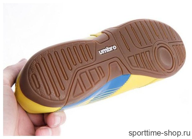 80544-D5P Кроссовки UMBRO (futsal) синий/желтый купить в хабаровске купить в хабаровске