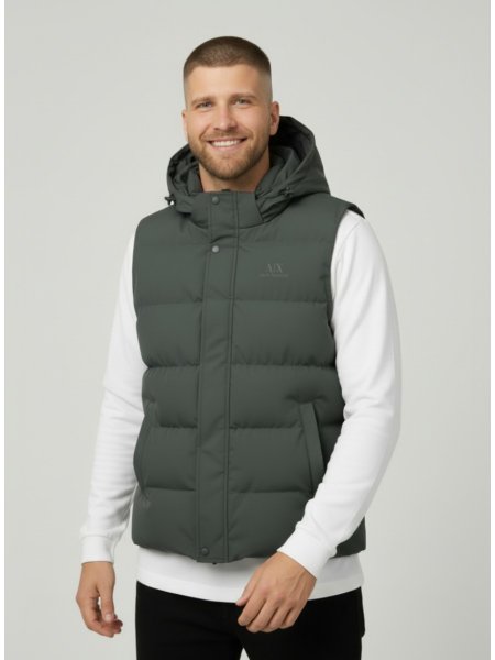 Жилет мужской ARMANI EXCHANCE хаки / 6566 купить в хабаровске купить в хабаровске