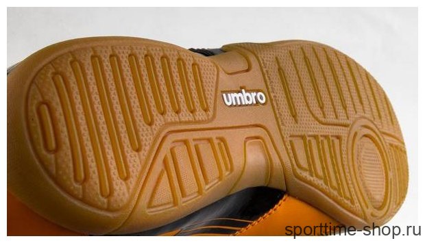 Кроссовки футзальные UMBRO (futsal) оранжевый/черный (80544-D5U) купить в хабаровске купить в хабаровске