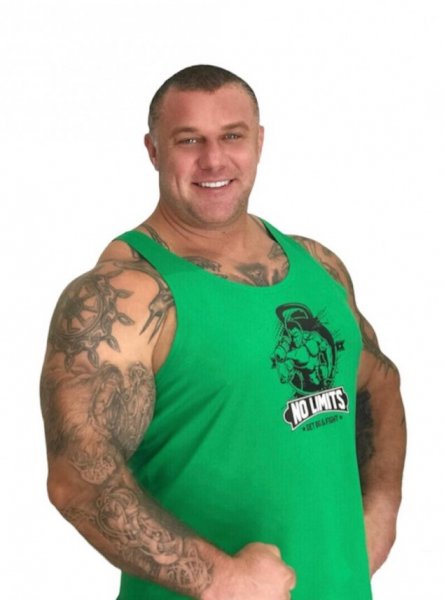 Майка спортивная GET BIG, зеленая 4079 купить в хабаровске купить в хабаровске