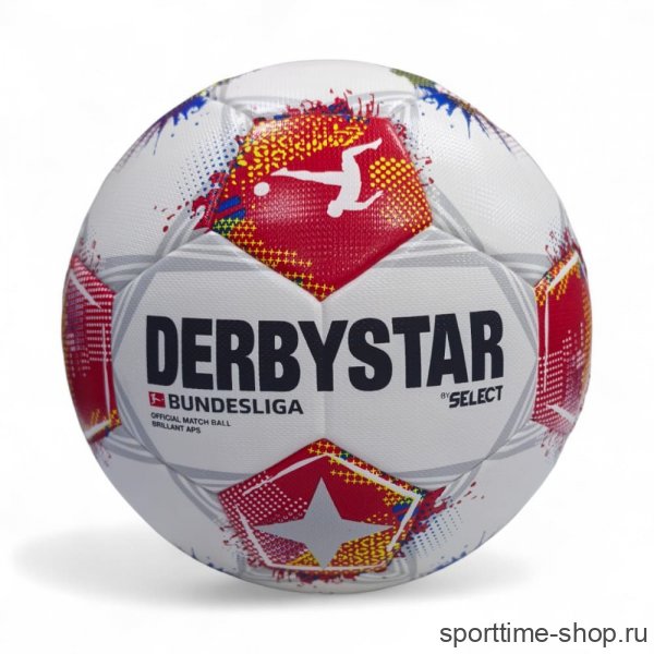 Мяч футбольный DERBYSTAR Bundesliga Brilliant APS, размер 5 арт. 144 купить в хабаровске купить в хабаровске