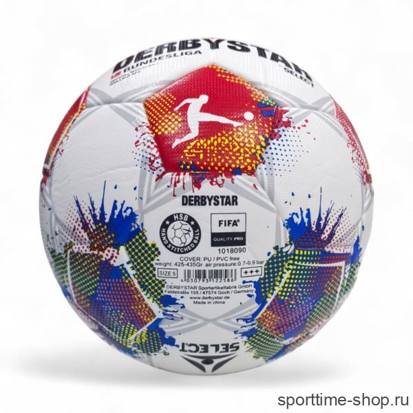 Мяч футбольный DERBYSTAR Bundesliga Brilliant APS, размер 5 арт. 144 купить в хабаровске купить в хабаровске