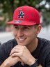 Бейсболка SNAPBACK LAKERS красная / 4226 купить в хабаровске купить в хабаровске