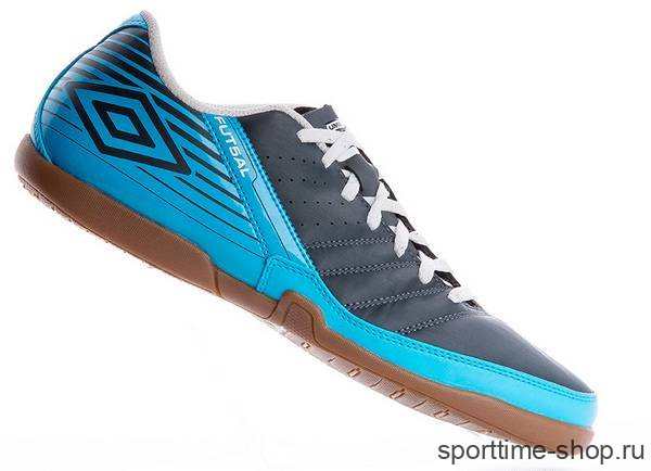 80544-LSH Кроссовки UMBRO (futsal) т.серый/голубой купить в хабаровске купить в хабаровске