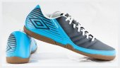 80544-LSH Кроссовки UMBRO (futsal) т.серый/голубой купить в хабаровске купить в хабаровске