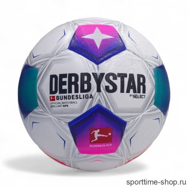 Мяч футбольный DERBYSTAR Bundesliga Brilliant APS, размер 5 арт. 6377 купить в хабаровске купить в хабаровске
