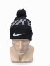 Шапка NIKE с пумпоном черный/серый / 3944 купить в хабаровске купить в хабаровске