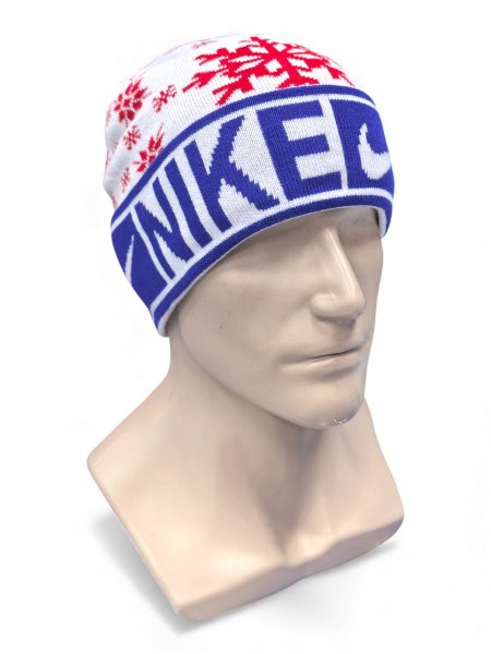 Шапка NIKE снежинка утепленная белая / 20905 купить в хабаровске купить в хабаровске