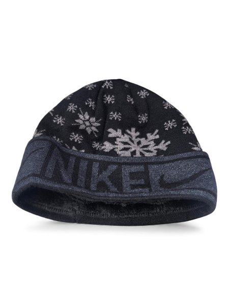 Шапка NIKE снежинка утепленная черная / 27113 купить в хабаровске купить в хабаровске