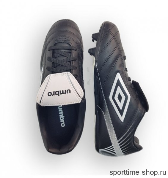 Бутсы футбольные детские UMBRO черный/белый (85118U-090) купить в хабаровске купить в хабаровске