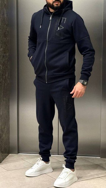 Спортивный костюм Мужской EMPORIO ARMANI т.синий / 6027 купить в хабаровске купить в хабаровске