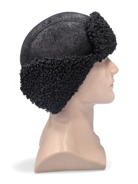 Шапка-ушанка Крейзи Хорс утепленная черная / 4840 купить в хабаровске купить в хабаровске