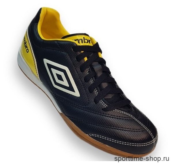 Бутсы футзальные UMBRO черный/белый/желтый (80414-B6J) купить в хабаровске купить в хабаровске