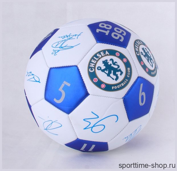 мяч футбольный сувенирный CHELSEA  (автографы) купить в хабаровске купить в хабаровске