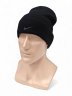 Шапка NIKE утепленная с подворотом черная / 6482 купить в хабаровске купить в хабаровске