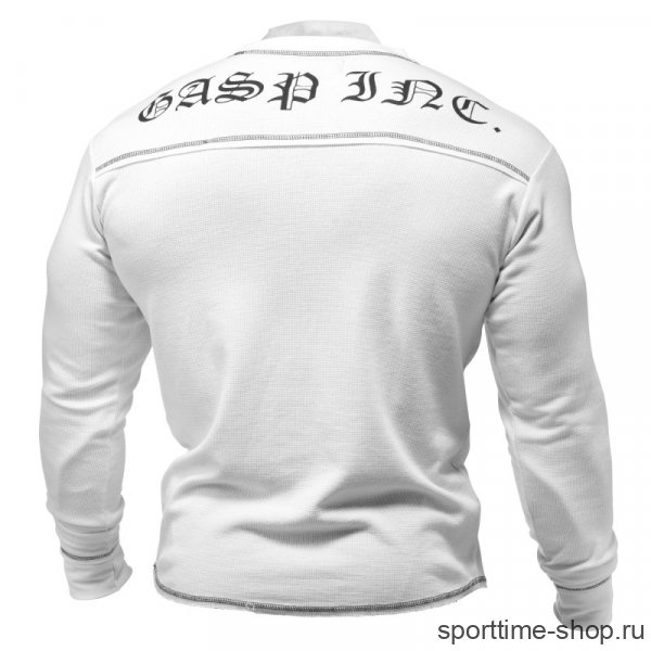 Толстовка лонгслив GASP Inc. Thermal L/S , белая (220628-001) купить в хабаровске купить в хабаровске