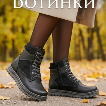 Ботинки женские демисезонные MARCO TOZZI черные / 6973