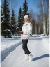 Куртка Женская горнолыжная белая 3110 купить в хабаровске купить в хабаровске