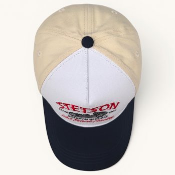 Бейсболка STETSON беж/бел/т.син / 7838